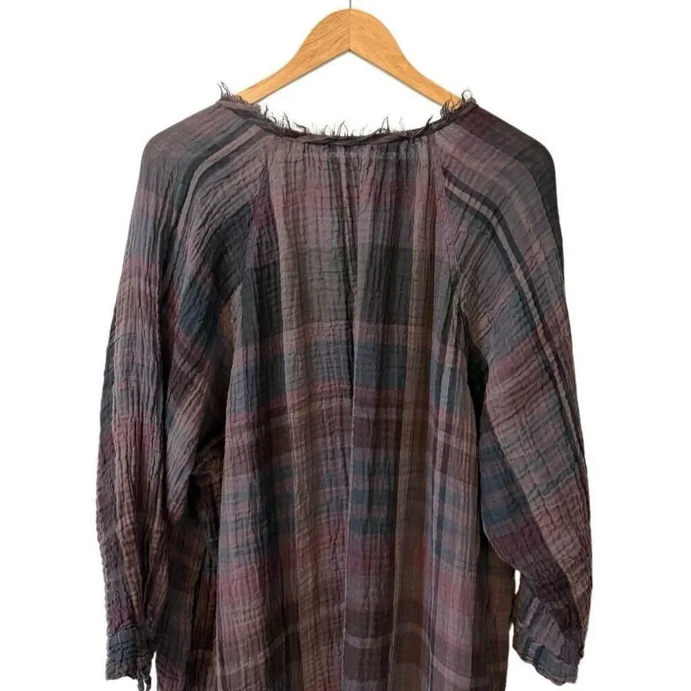 Raquel Allegra Caftan Dress Size Small/ 1 Lagenlook Shift  Bohemian Oversized